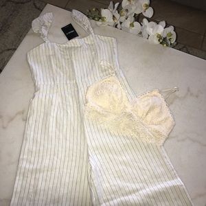 NWT Jumpsuit with brallete bundle